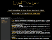 Tablet Screenshot of legalteenlust.net